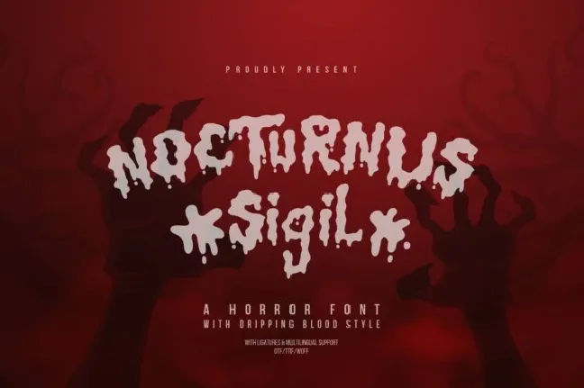 Nocturnus Sigil font