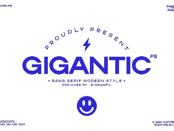 Gigantic FS font