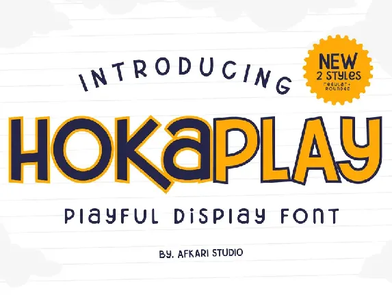 Hokaplay font