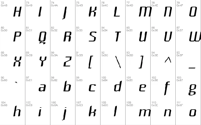 Hhenum font