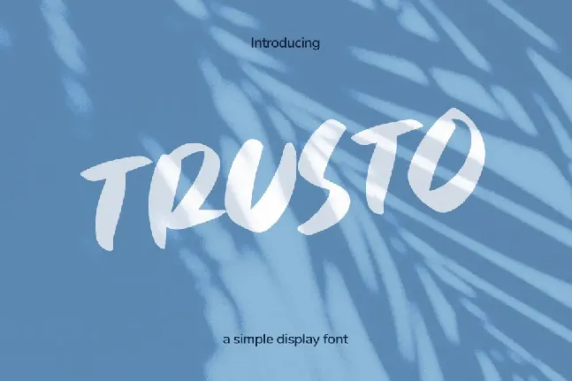 Trusto font