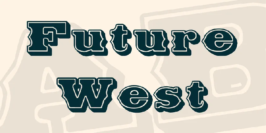 Future West font