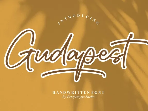 Gudapest font