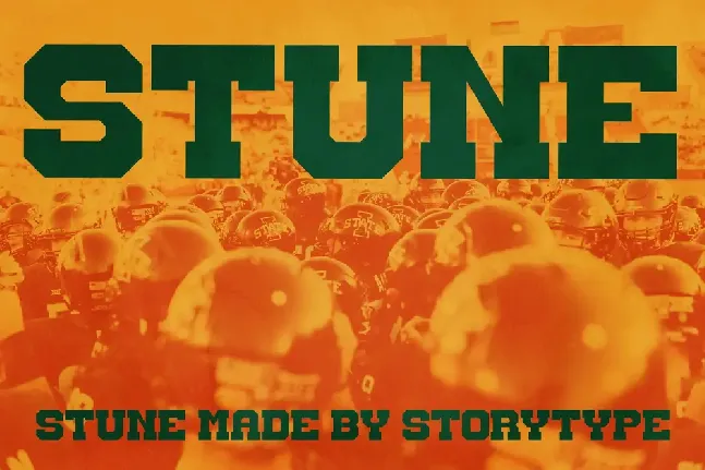 STUNE font