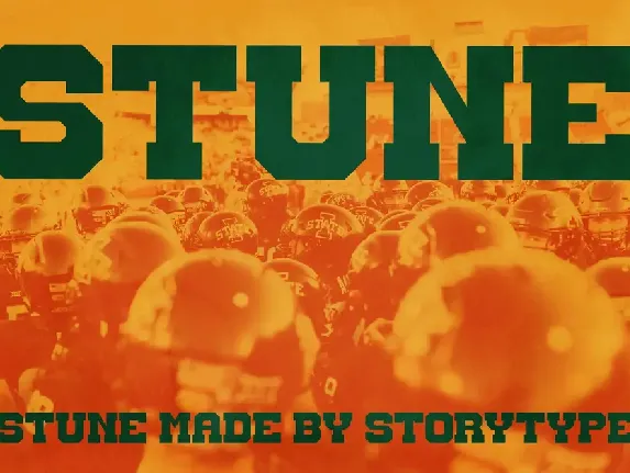 STUNE font