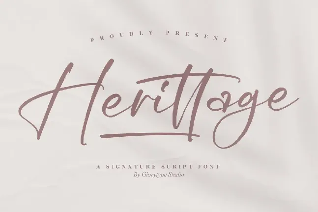 Herittage font