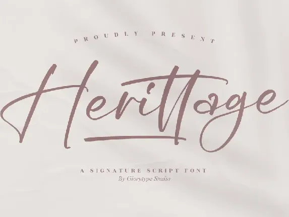 Herittage font