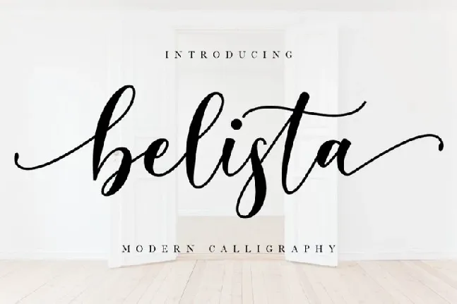 Belista Calligraphy font