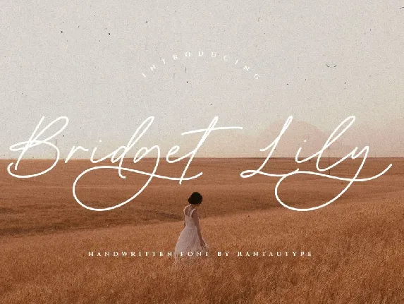 Bridget Lily font