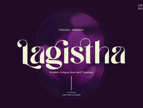 LAGISTHA font