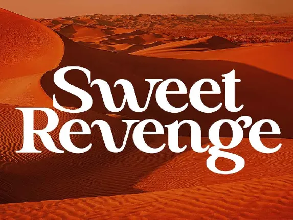 Sweet Revenge font