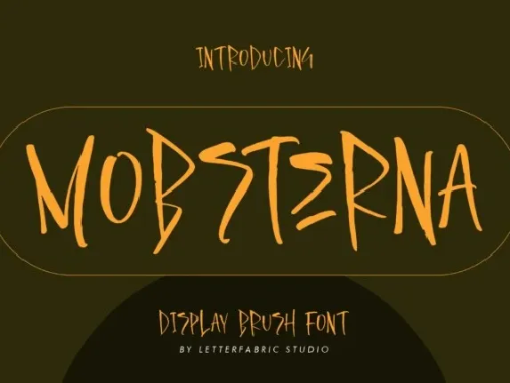 Mobsterna font