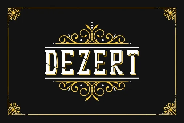 Dezert Typeface font