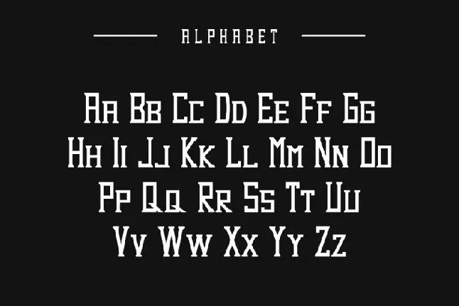 Dezert Typeface font