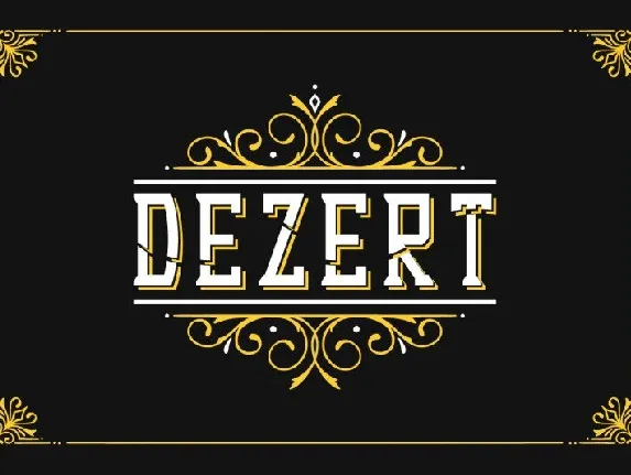 Dezert Typeface font