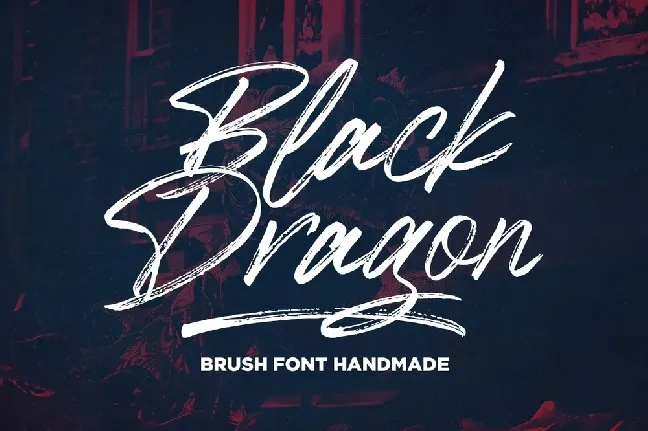 Black Dragon font