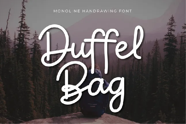 Duffel Bag Script font