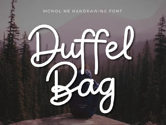 Duffel Bag Script font