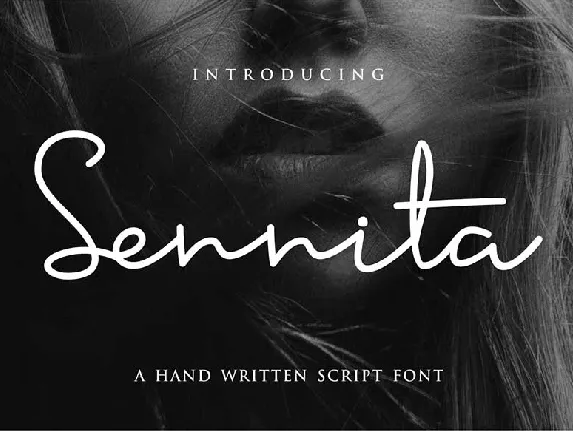 Sennita Script font