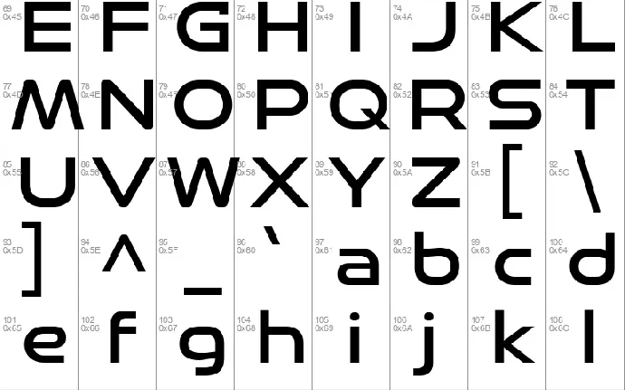 Redhawk font