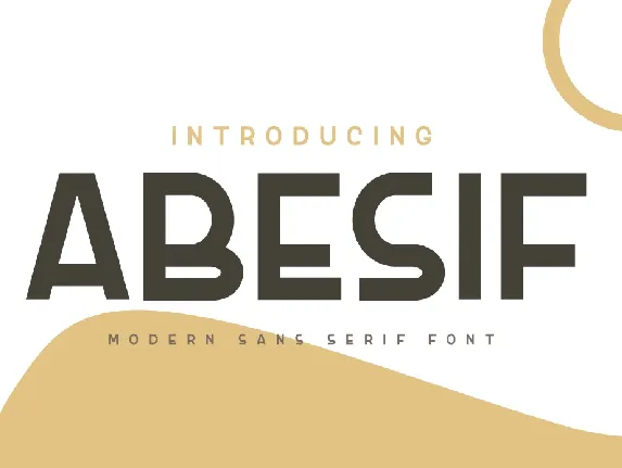 Abesif font