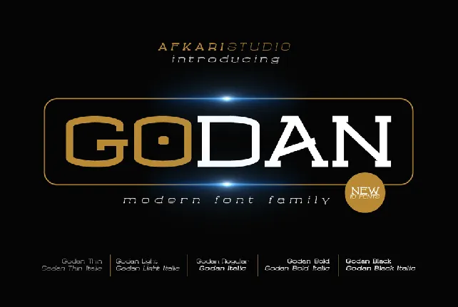 Godan font