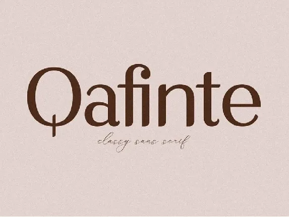 Qafinte font