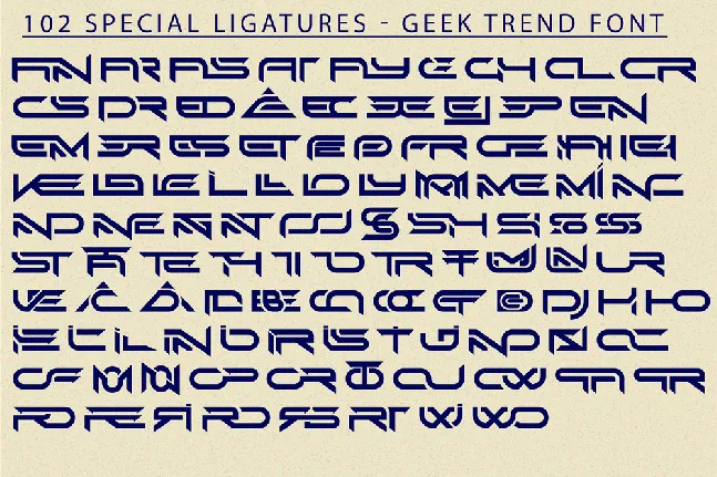 Geek Trend Demo font