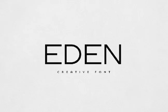 Eden font