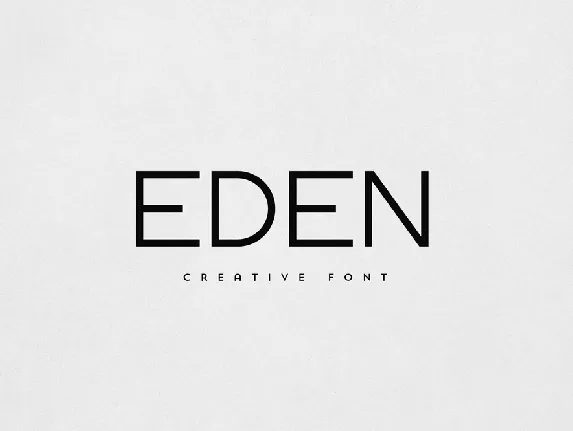 Eden font