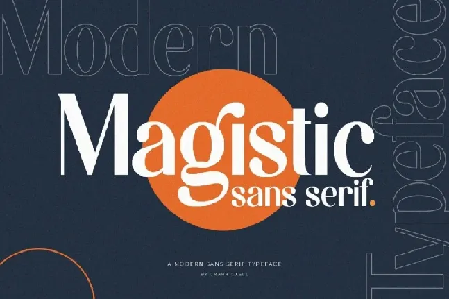 Magistic Sans font