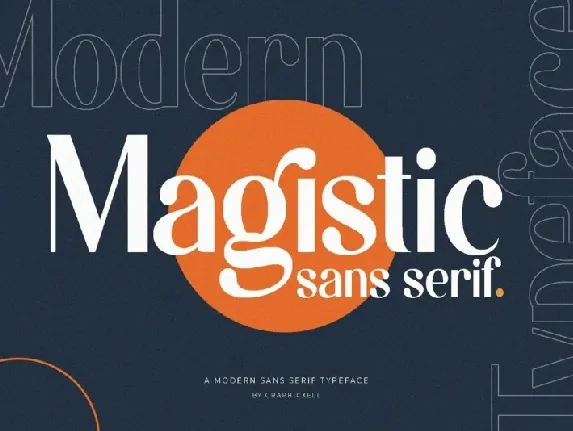 Magistic Sans font