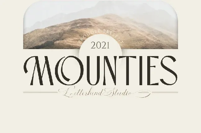 Mounties font