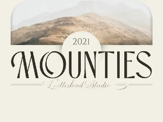 Mounties font