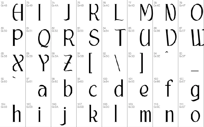 Riolanik font