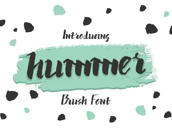 Hummer Brush Graffiti font