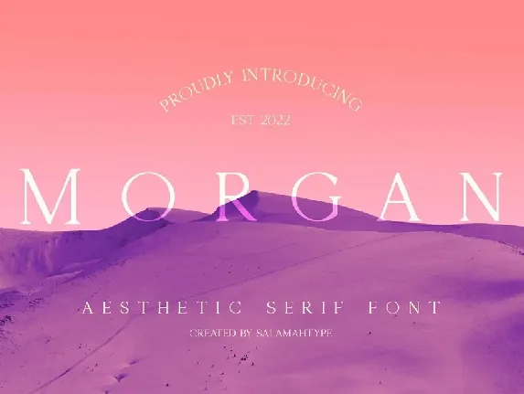 Morgan font