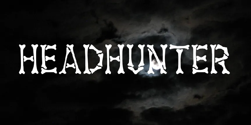 Headhunter font