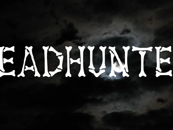 Headhunter font