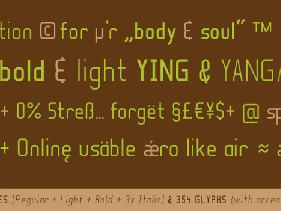 Soul Lotion font