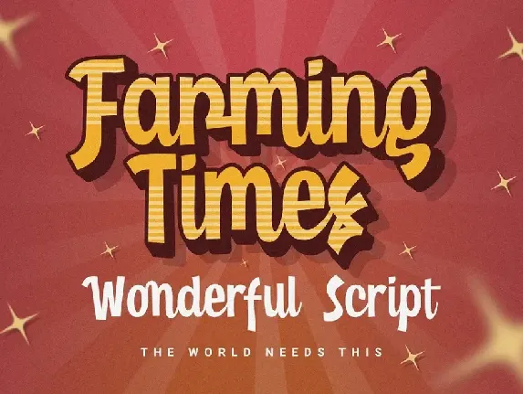 Farming Times font