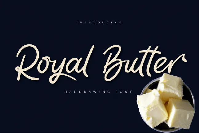 Royal Butter Script font