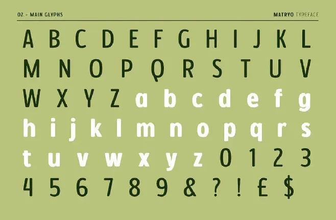 Matryo font