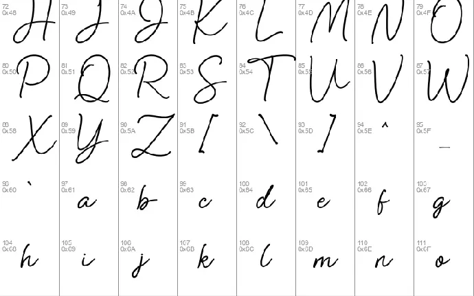 Anisa Signature font