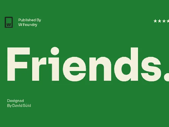 Friends font