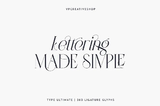 Type Ultimate font