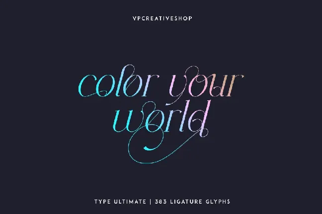 Type Ultimate font