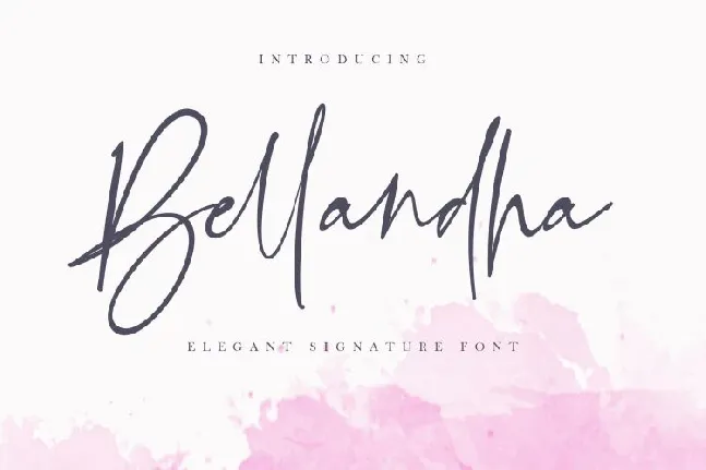 Bellandha Signature Script font