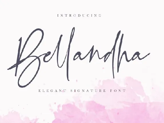 Bellandha Signature Script font