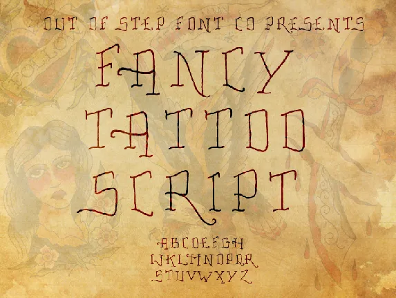 Fancy Tattoo Script font